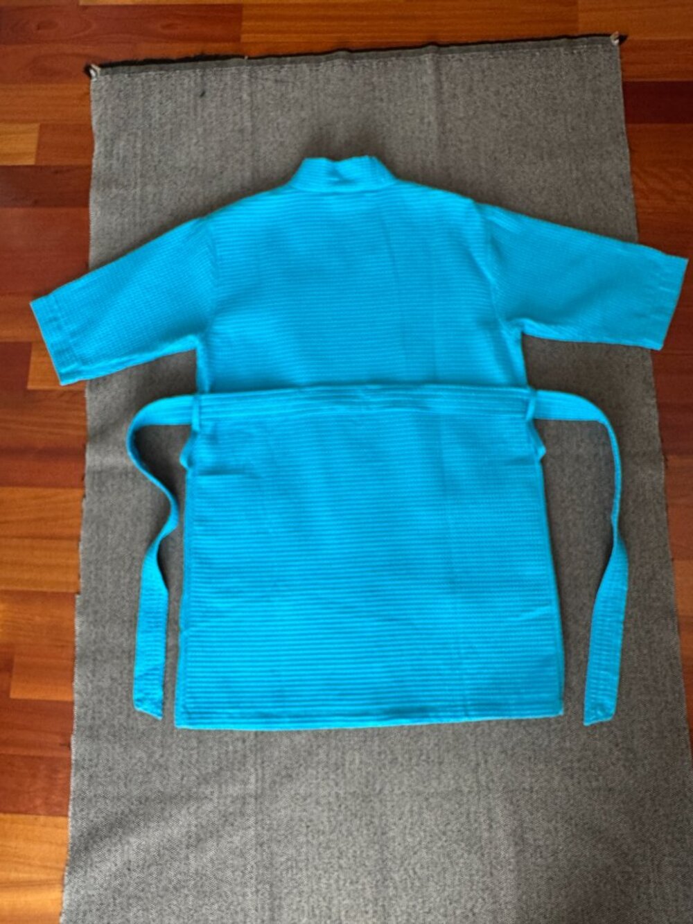 Turquoise Turquaz NWT Waffle Weave Bath Robe S/M - Picture 10 of 14